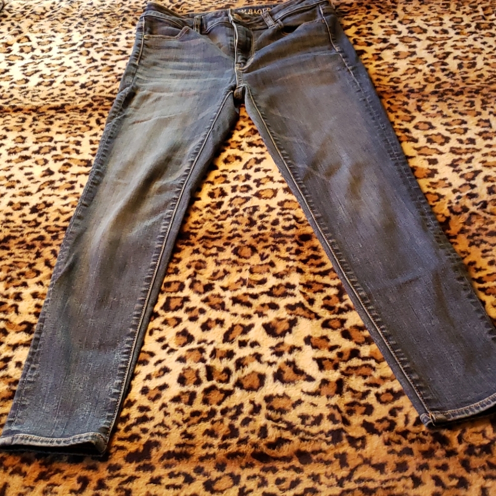 GUC American Eagle Super High-rise Jeggings, Size 0 Short